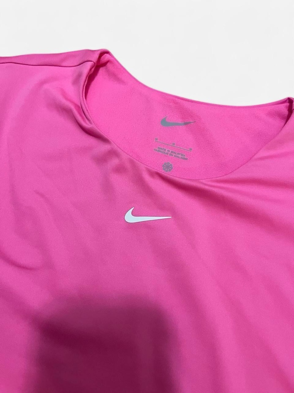Nike Women’s Pink Dri-FIT Performance swim top